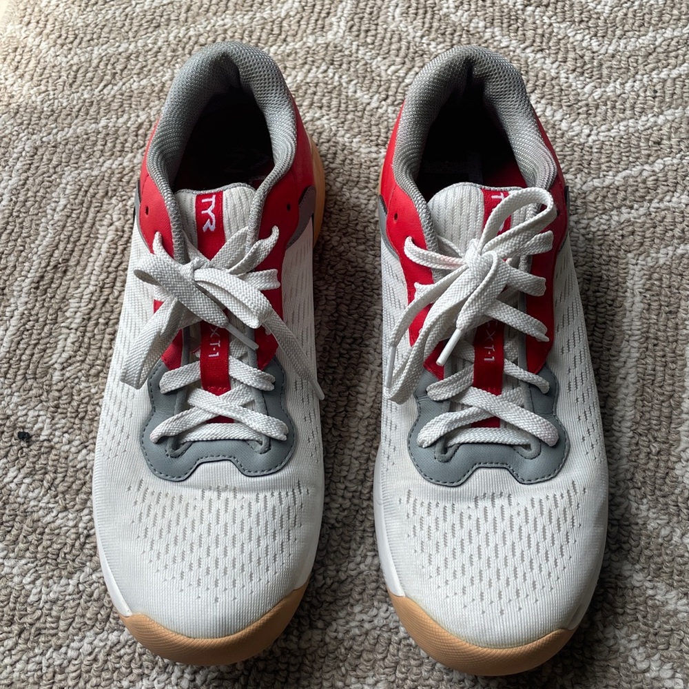 TYR CXT-1 Trainer CrossFit Metcons - Red, Gray, and White
